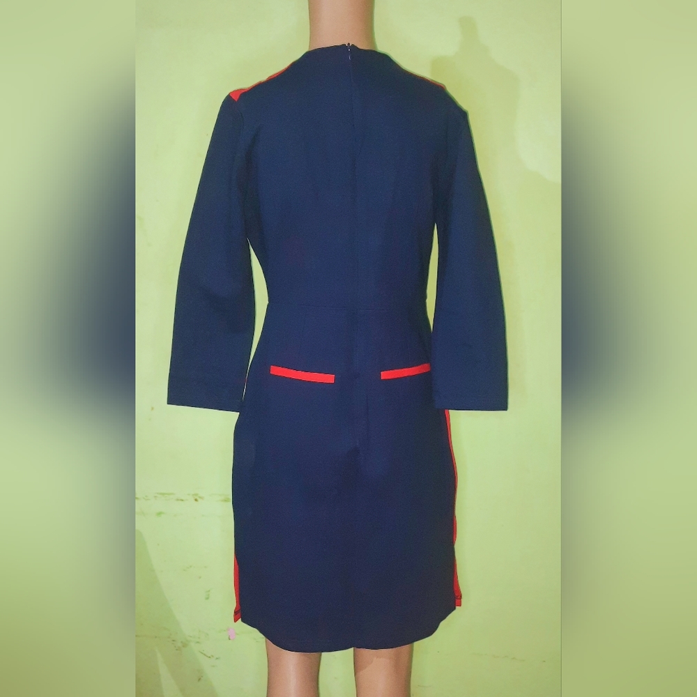 Red and blue dress size S perfect bodycon dress 🤩😍 - Picture 2 of 2